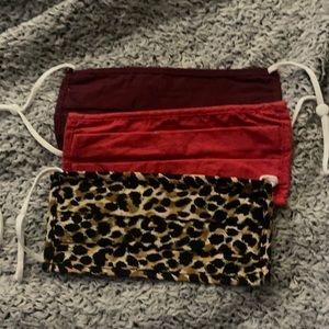3 PACK face coverings